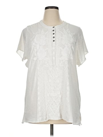 Coldwater Creek Short Sleeve Blouse (view 1)