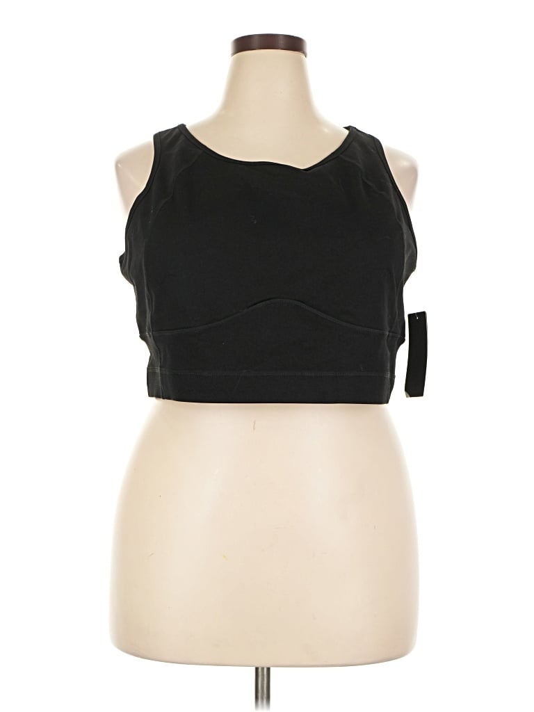 Pre-owned Torrid Tank Top Black Halter Neckline Tops