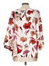 PREMISE 100% Polyester Ivory 3/4 Sleeve Blouse Size L - photo 2