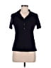 Tory Burch 100% Cotton Black Short Sleeve Top Size M - photo 1