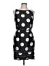 Taylor 100% Polyester Polka Dots Black Cocktail Dress Size 10 - photo 1