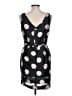 Taylor 100% Polyester Polka Dots Black Cocktail Dress Size 10 - photo 2