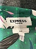 Express 100% Polyester Floral Green Long Sleeve Blouse Size M - photo 7