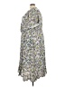 Torrid 100% Rayon Floral Gray Casual Dress Size 5X Plus (5) - photo 5