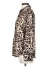 Zara 100% Polyester Animal Print Brown Long Sleeve Blouse Size XS - photo 5