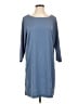 J.Jill Solid Blue Casual Dress Size S - photo 1