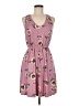 Everly Floral Pink Casual Dress Size M - photo 1