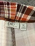 Cato Plaid Orange Casual Pants Size M - photo 7