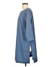 J.Jill Solid Blue Casual Dress Size S - photo 5