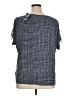 Tahari Blue Short Sleeve Blouse Size 1X - photo 2
