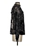 Three Floor Black Long Sleeve Blouse Size 0 - photo 4