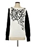 Express Animal Print Ivory Pullover Sweater Size L - photo 1
