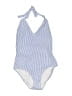 J.Crew Stripes Blue One Piece Swimsuit One size - photo 1