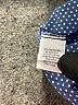Notations Polka Dots Blue 3/4 Sleeve Blouse Size XL - photo 8