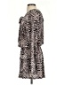 Ramy Brook 100% Polyester Animal Print Brown Casual Dress Size XS - photo 5