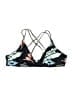 Cupshe 100% Polyester Print Black Swimsuit Top Size XL - photo 1
