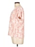 Caslon 100% Rayon Pink Short Sleeve Blouse Size L - photo 5