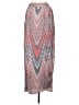 Veronica M. 100% Polyester Print Silver Casual Skirt Size M - photo 1