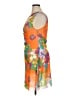 Wray Print Orange Cocktail Dress Size 1X - photo 5