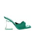 Zara Color Block Green Heels Size EU 39 - photo 1