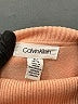 Calvin Klein Color Block Orange Turtleneck Sweater Size XL - photo 7