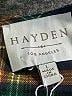 Hayden 100% Polyester Plaid Green Casual Dress Size L - photo 7