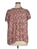 Rose + Olive 100% Polyester Pink Short Sleeve Blouse Size 1X - photo 1