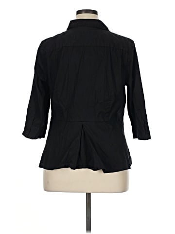 Dana Buchman 3/4 Sleeve Button-Down Shirt (view 2)