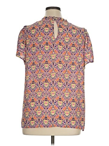 Rose + Olive Short Sleeve Blouse (view 2)