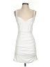 Zara Solid White Cocktail Dress Size S - photo 1