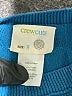 Crewcuts Outlet 100% Cotton Solid Blue Pullover Sweater Size 8 - photo 3