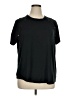 Como Blu Black Short Sleeve Top Size 1X - photo 1