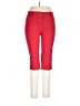 89th & Madison Color Block Red Casual Pants Size 12 - photo 1