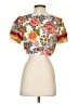 Shein 100% Polyester White Short Sleeve Blouse Size S - photo 2