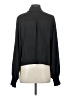 Aqua 100% Polyester Black Long Sleeve Blouse Size S - photo 2