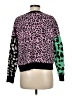 ASOS 100% Acrylic Animal Print Green Pullover Sweater Size 6 - photo 2