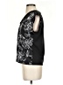 Fred David Black Short Sleeve Blouse Size S - photo 5