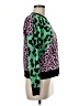 ASOS 100% Acrylic Animal Print Green Pullover Sweater Size 6 - photo 4
