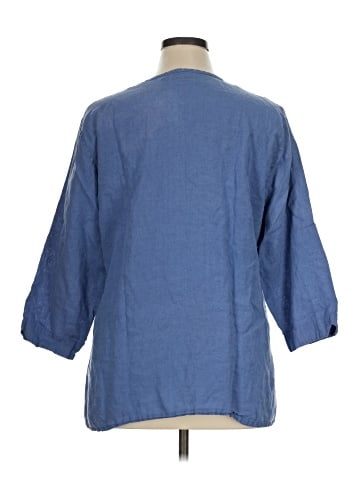 Flax 3/4 Sleeve Blouse (view 2)