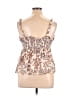 Old Navy 100% Elastic Ivory Sleeveless Blouse Size XL - photo 2