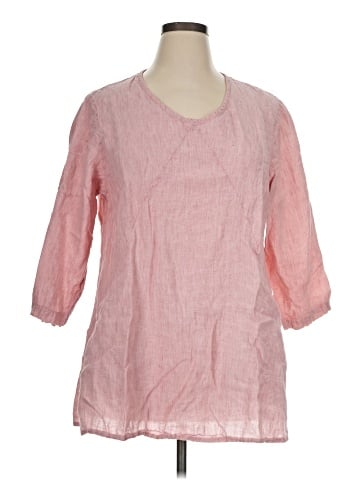 Flax 3/4 Sleeve Blouse (view 1)