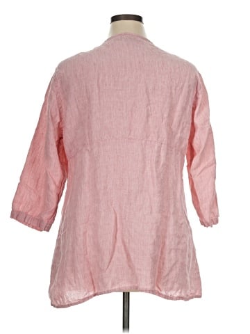 Flax 3/4 Sleeve Blouse (view 2)