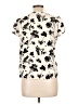 Unbranded 100% Rayon Ivory Short Sleeve Blouse Size L (estimated) - photo 2