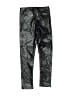 H&M 100% Polyurethane Metallic Black Casual Pants Size 6 - photo 2