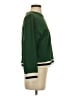 Zara Color Block Green Pullover Sweater Size S - photo 4
