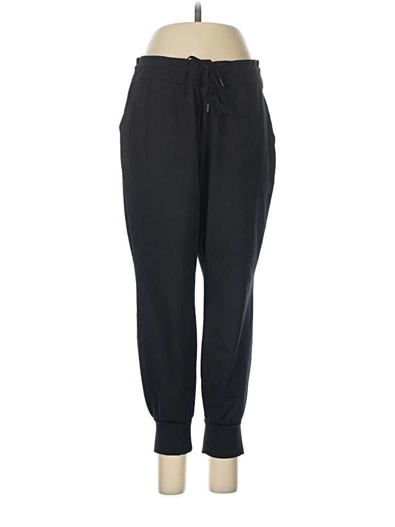 Pre-owned Athleta Track Pants In Black