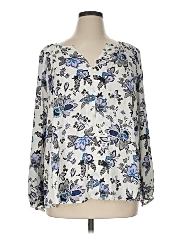 Lane Bryant Long Sleeve Blouse (view 1)
