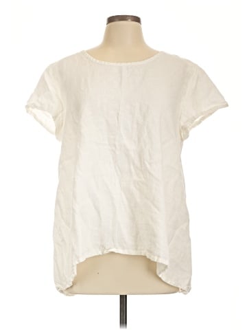 Flax Short Sleeve Blouse (view 1)