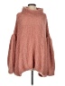 Free People Pink Turtleneck Sweater Size S - photo 1