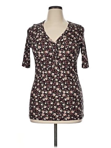 Torrid Short Sleeve Henley (view 1)
